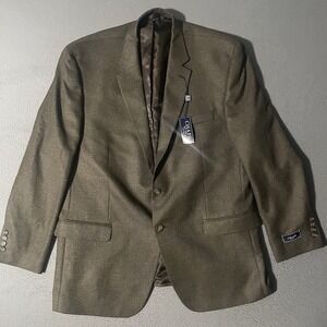 New CHAPS Blazer Size 46 REG Mens Sport Jacket Tweed Rayon Blend‎ NWT $195